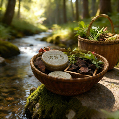 Verdant Volume Hair Ritual: Fo-ti & Rosemary Shampoo Bar