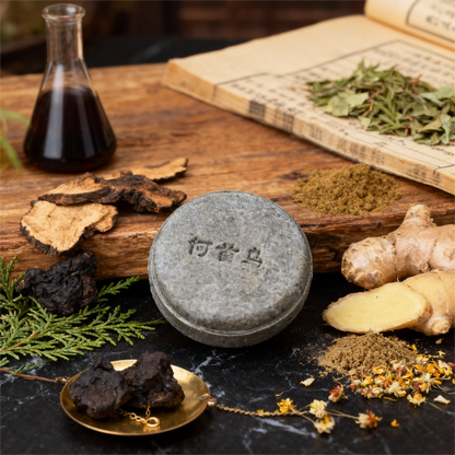 Verdant Volume Hair Ritual: Fo-ti & Rosemary Shampoo Bar