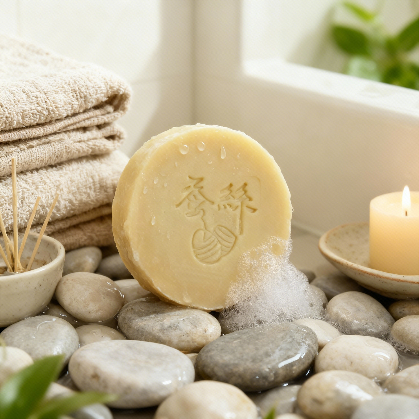 Silk & Reishi Bamboo-Cured Soap