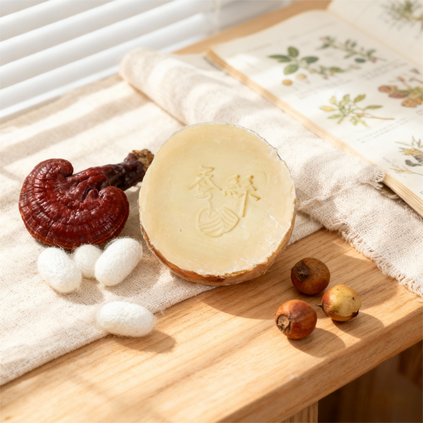 Silk & Reishi Bamboo-Cured Soap