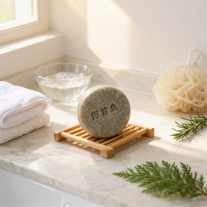Verdant Volume Hair Ritual: Fo-ti & Rosemary Shampoo Bar