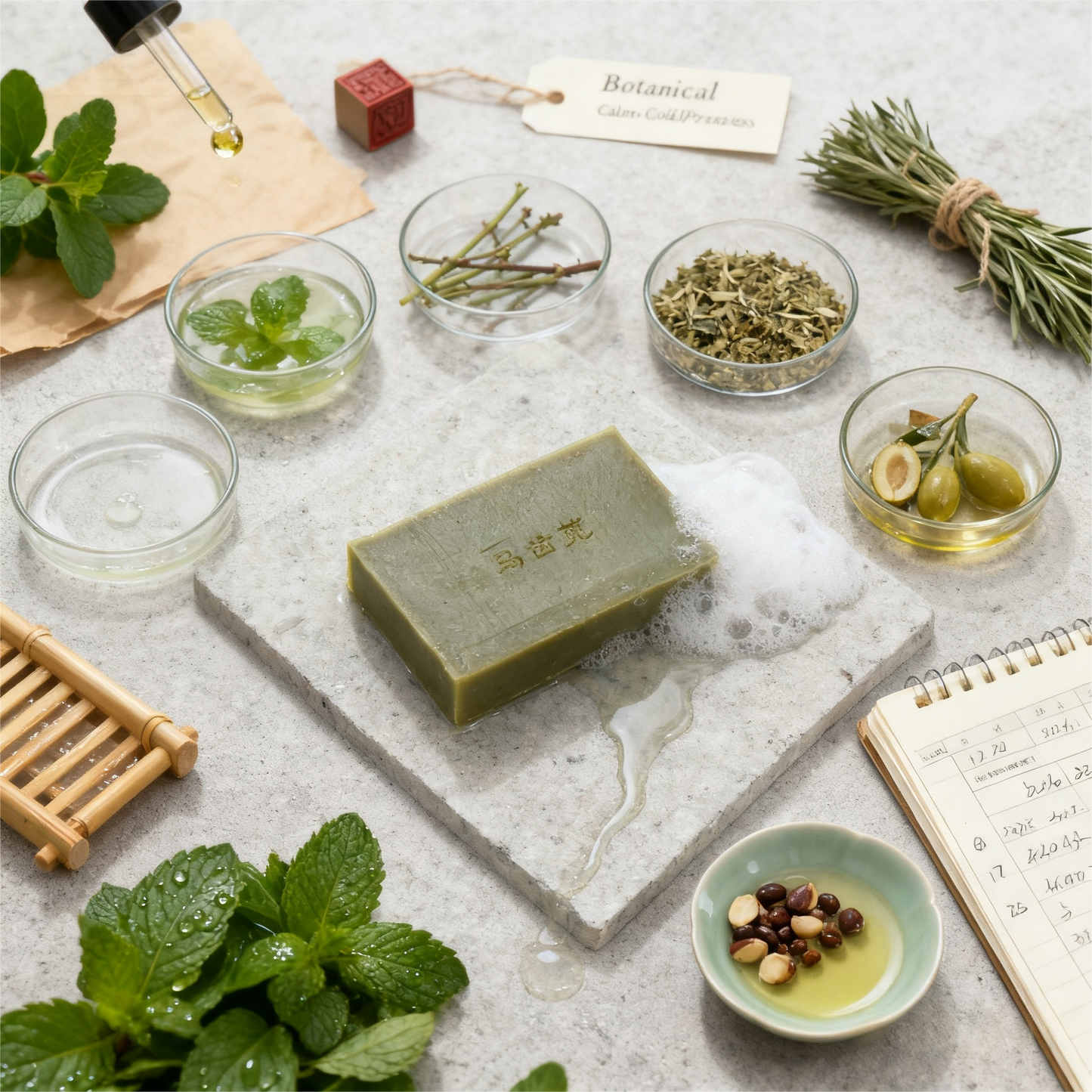 Purslane (Portulaca) Soothing Repair Body Bar