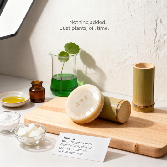 Centella Bamboo-Cured Herbal Soap