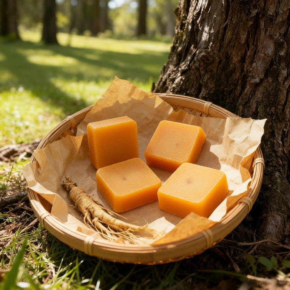 Handcrafted Ginseng Repair Solid Conditioner Bar