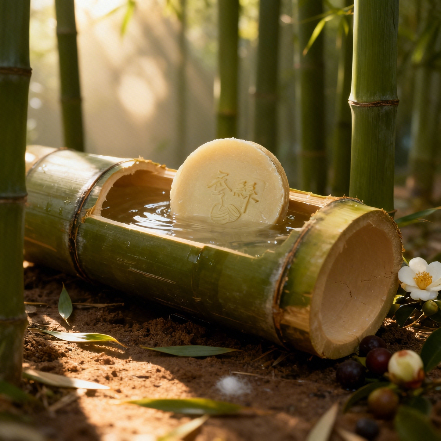 Silk & Reishi Bamboo-Cured Soap