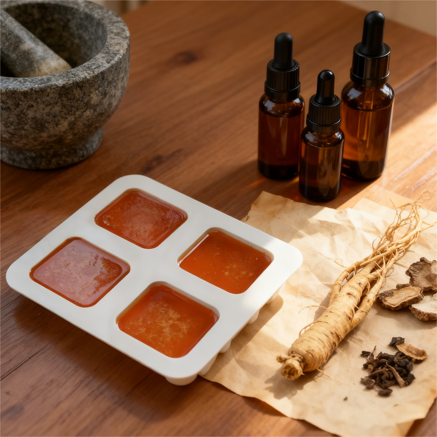 Handcrafted Ginseng Repair Solid Conditioner Bar