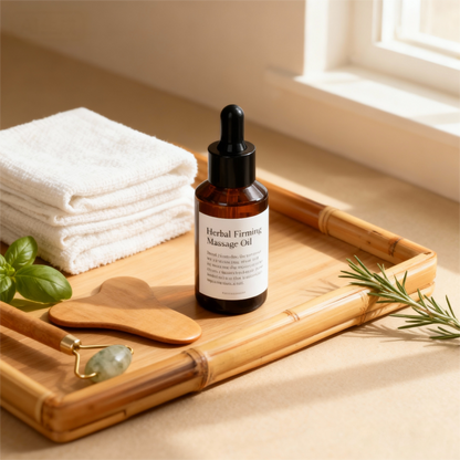 Herbal Firming Massage Oil — Botanical Aroma and Toned-Skin Care