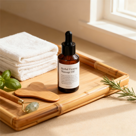 Herbal Firming Massage Oil — Botanical Aroma and Toned-Skin Care