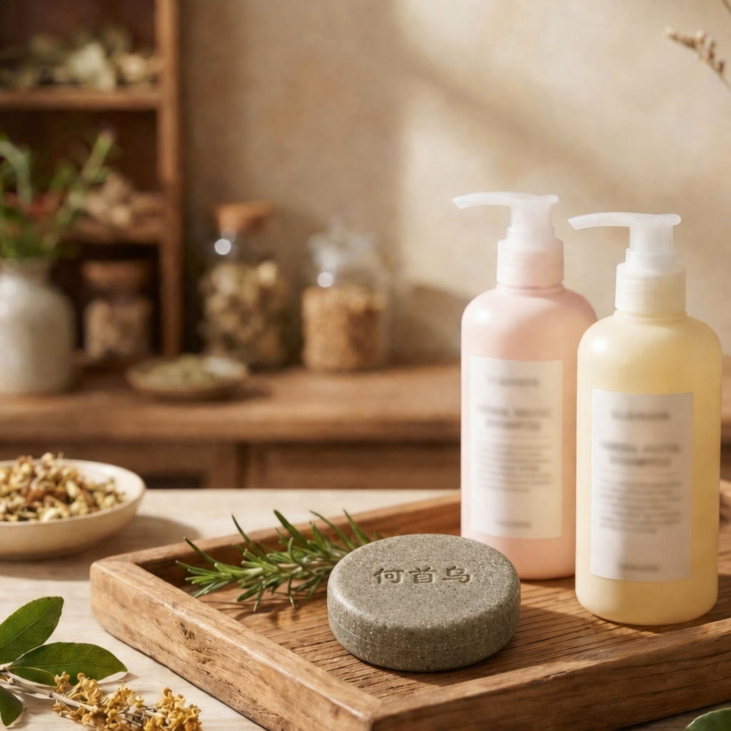 One SootheHerbs solid shampoo bar replacing two plastic bottles to achieve less waste, longer use, and lower impact.