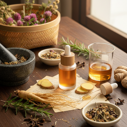 Pure botanical hair density oil for stronger hair and weak roots treatment