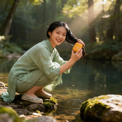 Handcrafted Ginseng Repair Solid Conditioner Bar